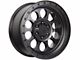 Lock Off-Road 50Cal Matte Black with Matte Black Ring 6-Lug Wheel; 20x9; -12mm Offset (04-15 Titan)