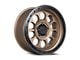 Lock Off-Road 50Cal Matte Desert Bronze with Matte Black Ring 6-Lug Wheel; 20x9; -12mm Offset (04-15 Titan)