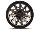 Lock Off-Road Lunatic Matte Bronze with Matte Black Ring 6-Lug Wheel; 18x9; -12mm Offset (04-15 Titan)