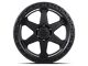 Lock Off-Road Olympus Matte Black with Matte Black Ring 6-Lug Wheel; 18x9; -12mm Offset (04-15 Titan)