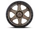 Lock Off-Road Olympus Matte Desert Bronze with Matte Black Ring 6-Lug Wheel; 18x9; 1mm Offset (04-15 Titan)