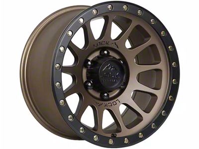 Lock Off-Road Yosemite Matte Desert Bronze with Matte Black Ring 6-Lug Wheel; 20x10; -18mm Offset (04-15 Titan)