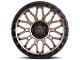 Lock Off-Road Combat Matte Bronze with Matte Black Ring 6-Lug Wheel; 20x9; 0mm Offset (05-15 Tacoma)