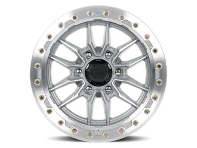 Lock Off-Road Krawler Machine with Clear Coat 6-Lug Wheel; 17x9; 0mm Offset (05-15 Tacoma)