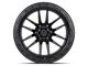 Lock Off-Road Krawler Matte Black with Matte Black Ring 6-Lug Wheel; 18x9; 1mm Offset (05-15 Tacoma)