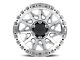 Lock Off-Road Lunatic Machine with Clear Coat 6-Lug Wheel; 17x9; 1mm Offset (05-15 Tacoma)