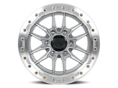 Lock Off-Road Krawler Machine with Clear Coat 6-Lug Wheel; 17x9; -12mm Offset (10-24 4Runner)