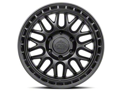 Lock Off-Road Onyx Matte Black with Matte Black Ring 6-Lug Wheel; 17x9; -12mm Offset (10-24 4Runner)