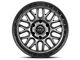 Lock Off-Road Onyx Matte Grey with Matte Black Ring 6-Lug Wheel; 17x9; -12mm Offset (10-24 4Runner)