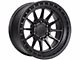 Lock Off-Road Baja Matte Black with Matte Black Ring 6-Lug Wheel; 17x9; 0mm Offset (10-24 4Runner)