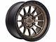 Lock Off-Road Baja Matte Desert Bronze with Matte Black Ring 6-Lug Wheel; 17x9; 0mm Offset (10-24 4Runner)