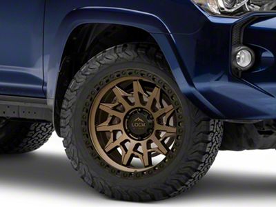 Lock Off-Road Lunatic Matte Bronze with Matte Black Ring 6-Lug Wheel; 20x10; -18mm Offset (10-24 4Runner)