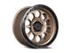 Lock Off-Road 50Cal Matte Desert Bronze with Matte Black Ring 6-Lug Wheel; 17x9; 0mm Offset (2024 Tacoma)