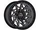 Lock Off-Road Lunatic Matte Grey with Matte Black Ring 6-Lug Wheel; 17x9; 1mm Offset (2024 Tacoma)