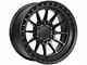 Lock Off-Road Baja Matte Black with Matte Black Ring 6-Lug Wheel; 17x9; 0mm Offset (03-09 4Runner)