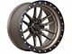 Lock Off-Road Krawler Matte Bronze with Matte Black Ring 6-Lug Wheel; 20x9; 0mm Offset (03-09 4Runner)