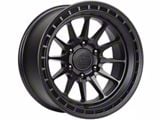 Lock Off-Road Baja Matte Black with Matte Black Ring 6-Lug Wheel; 17x9; -12mm Offset (21-24 Bronco, Excluding Raptor)