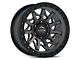 Lock Off-Road Lunatic Matte Grey with Matte Black Ring 6-Lug Wheel; 20x10; -18mm Offset (21-24 Bronco, Excluding Raptor)