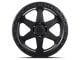 Lock Off-Road Olympus Matte Black with Matte Black Ring 6-Lug Wheel; 18x9; 1mm Offset (21-24 Bronco, Excluding Raptor)