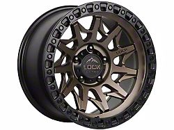 Lock Off-Road Lunatic Matte Bronze with Matte Black Ring Wheel; 17x9; -12mm Offset (20-24 Jeep Gladiator JT)