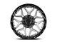 Lock Off-Road Matrix Matte Grey with Matte Black Ring Wheel; 20x9 (20-24 Jeep Gladiator JT)