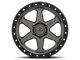 Lock Off-Road Olympus Matte Grey with Matte Black Ring Wheel; 20x9; 0mm Offset (20-24 Jeep Gladiator JT)