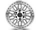 Lock Off-Road Onyx Machining with Clear Coat Wheel; 17x9 (20-24 Jeep Gladiator JT)