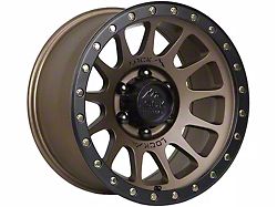 Lock Off-Road Yosemite Matte Desert Bronze with Matte Black Ring Wheel; 17x9 (20-24 Jeep Gladiator JT)