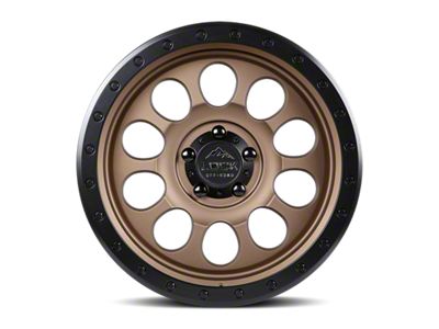 Lock Off-Road 50Cal Matte Desert Bronze with Matte Black Ring Wheel; 20x9; 0mm Offset (22-24 Jeep Grand Cherokee WL)