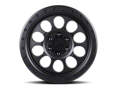 Lock Off-Road 50Cal Matte Black with Matte Black Ring Wheel; 20x9; 0mm Offset (99-04 Jeep Grand Cherokee WJ)