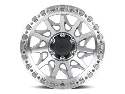 Lock Off-Road Lunatic Machine with Clear Coat Wheel; 17x9; -12mm Offset (99-04 Jeep Grand Cherokee WJ)