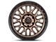 Lock Off-Road Onyx Matte Bronze with Matte Black Ring Wheel; 17x9 (99-04 Jeep Grand Cherokee WJ)