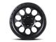 Lock Off-Road 50Cal Matte Black with Matte Black Ring Wheel; 20x9; 0mm Offset (05-10 Jeep Grand Cherokee WK)