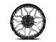 Lock Off-Road Matrix Matte Grey with Matte Black Ring Wheel; 20x10 (05-10 Jeep Grand Cherokee WK)