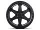 Lock Off-Road Olympus Matte Black with Matte Black Ring Wheel; 20x10 (05-10 Jeep Grand Cherokee WK)