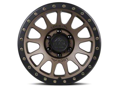 Lock Off-Road Yosemite Matte Desert Bronze with Matte Black Ring Wheel; 20x10; -18mm Offset (05-10 Jeep Grand Cherokee WK)