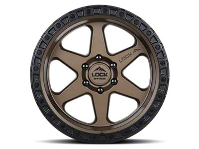 Lock Off-Road Olympus Matte Desert Bronze with Matte Black Ring Wheel; 18x9; 1mm Offset (11-21 Jeep Grand Cherokee WK2)