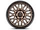 Lock Off-Road Onyx Matte Bronze with Matte Black Ring Wheel; 17x9 (07-18 Jeep Wrangler JK)