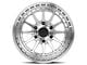 Lock Off-Road Baja Machining with Clear Coat 6-Lug Wheel; 17x9; -12mm Offset (16-23 Tacoma)