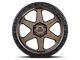 Lock Off-Road Olympus Matte Desert Bronze with Matte Black Ring 6-Lug Wheel; 18x9; -12mm Offset (16-23 Tacoma)