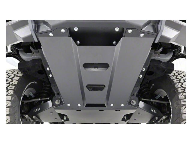 LoD Offroad Black Ops Front A-Arm Skid Plates; Black Texture (21-24 Bronco)