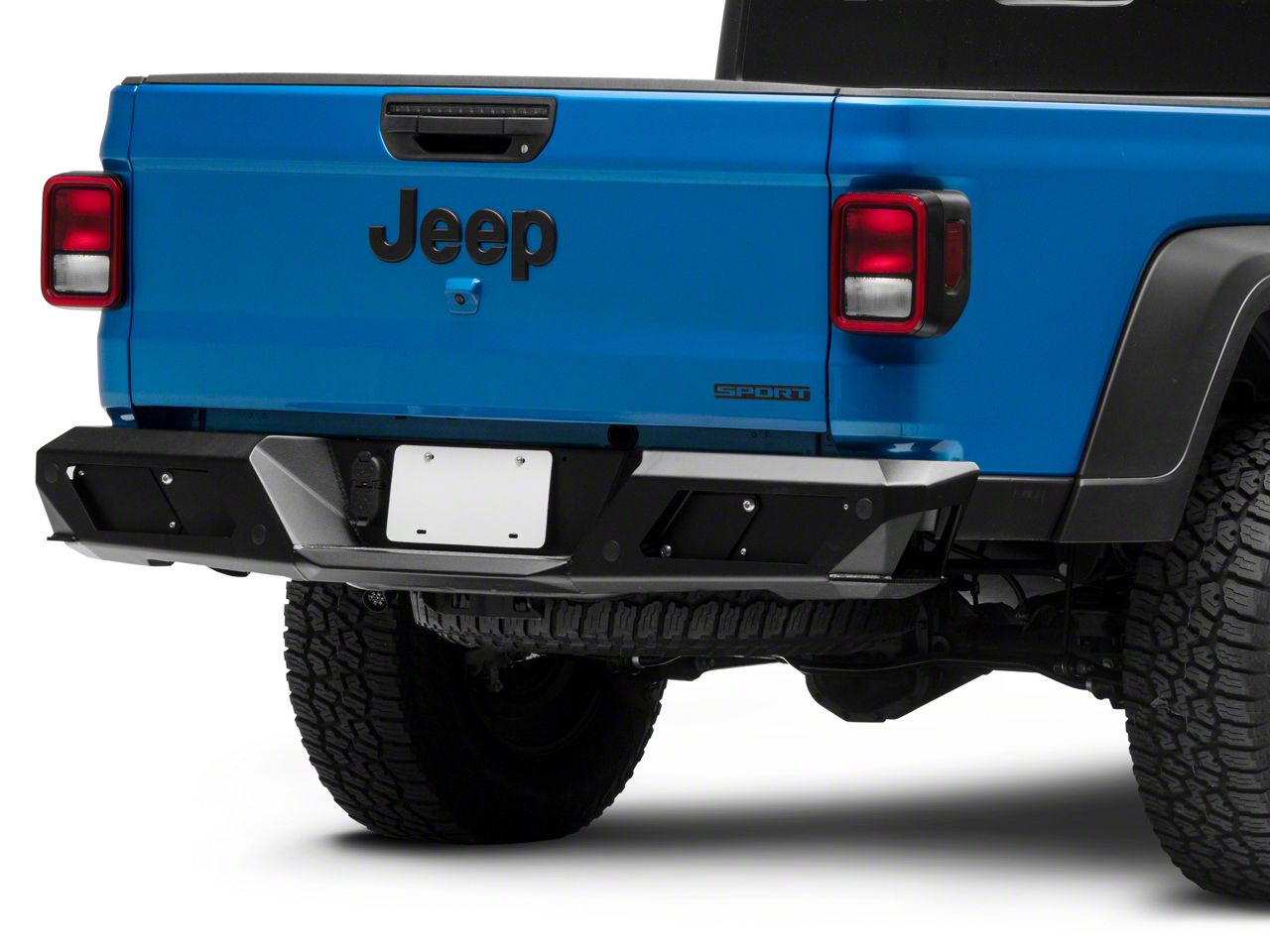 LoD Offroad Jeep Gladiator Destroyer Rear Bumper; Black Texture JRB2001 ...