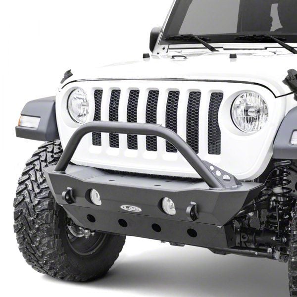 LoD Offroad Jeep Gladiator Destroyer Shorty Front Bumper with Bull Bar ...