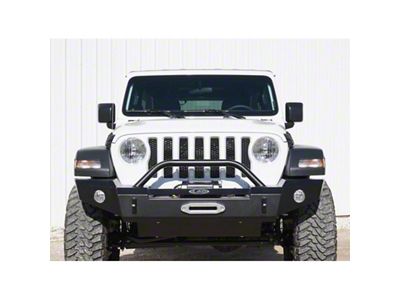 LoD Offroad Signature Series Full Width Front Bumper; Black Texture (20-24 Jeep Gladiator JT)