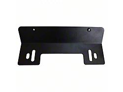 LoD Offroad Signature Series License Plate Front Bumper Under Mount; Black Texture (20-24 Jeep Gladiator JT)