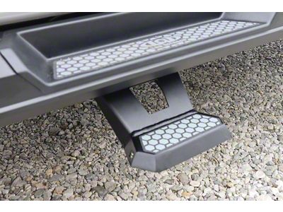 LoD Offroad Armor Lite Rocksliders Drop Steps; Black Texture (07-24 Jeep Wrangler JK & JL)