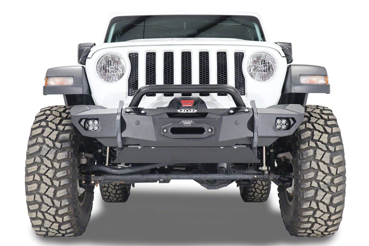 LoD Offroad Black Ops Front Bumper Skid Plate; Black Texture (07-18 Jeep  Wrangler JK)