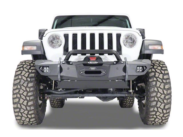 LoD Offroad Black Ops Front Bumper Skid Plate; Black Texture (07-18 Jeep Wrangler JK)