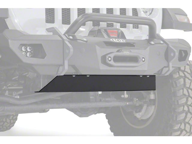 LoD Offroad Black Ops Front Bumper Skid Plate; Black Texture (18-24 Jeep Wrangler JL)