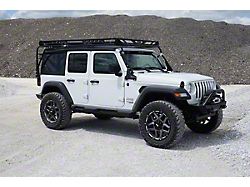 LoD Offroad Destroyer Base Roof Rack; Black Texture (07-18 Jeep Wrangler JK 4-Door)